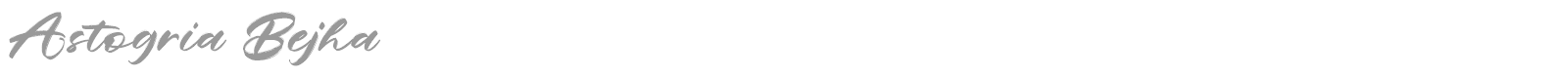 Astogria Bejha font preview